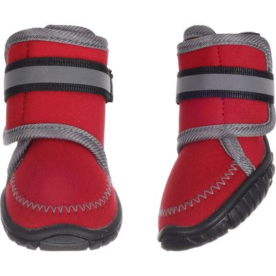 Flamingo Hundeschuhe Kajan rot - 2 Stück
