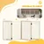 PawHut - Barrière Chien 4 Panneaux Modulable Auto portante H.76cm-Bois PawHut - Barrière Chien 4 Panneaux Modulable Auto portante H.76cm-Bois