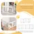 PawHut - Barrière animaux-modulable pliable 4 panneaux motif patte - blanc PawHut - Barrière animaux-modulable pliable 4 panneaux motif patte - blanc