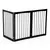 PawHut - Barrière sécurité modulable pliable H.76 cm - brun