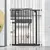 PawHut - Barrière extensible pour chien sans perçage H.94cm-noir PawHut - Barrière extensible pour chien sans perçage H.94cm-noir