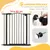 PawHut - Barrière extensible pour chien sans perçage H.94cm-noir PawHut - Barrière extensible pour chien sans perçage H.94cm-noir
