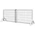 PawHut - Barrière pour chien à 2 panneaux largeur réglable 101-181cm-blanc