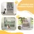 PawHut - Barrière pour chien à 2 panneaux largeur réglable 101-181cm-blanc