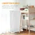 PawHut - Barrière Chien-Modulable Pliable Porte Verrouillable - blanc