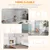 PawHut - Barrière Chien-Modulable Pliable Porte Verrouillable - blanc