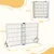 PawHut - Barrière chien à 2 panneaux réglable pour escalier H.67cm-blanc PawHut - Barrière chien à 2 panneaux réglable pour escalier H.67cm-blanc