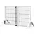 PawHut - Barrière chien à 2 panneaux réglable pour escalier H.67cm-blanc PawHut - Barrière chien à 2 panneaux réglable pour escalier H.67cm-blanc