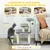 PawHut - Escalier chat 4 marches 8 poteaux jeu boule sisal - gris