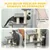 PawHut - Escalier chat 4 marches 8 poteaux jeu boule sisal - gris