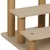 PawHut - Escalier pour chien à 3 marches déhoussable lavable H.35cm-gris
