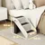 PawHut - Escalier pour Chien Pliable-Max.10kg-Blanc Cassé PawHut - Escalier pour Chien Pliable-Max.10kg-Blanc Cassé