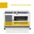 PawHut - Clapier Lapin 2 Niv. sur Roulettes 2 Portes - gris blanc