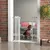 PawHut - Barrière Chien Sans Percer, Double Verrouillage, Auto H.94cm-blanc PawHut - Barrière Chien Sans Percer, Double Verrouillage, Auto H.94cm-blanc