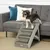 PawHut - Escalier Chien pliant 4 marches antidérapantes 10 Kg max-gris PawHut - Escalier Chien pliant 4 marches antidérapantes 10 Kg max-gris