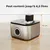 PawHut - Fontaine à eau pour chat 3 étapes USB Inox + Accessoires