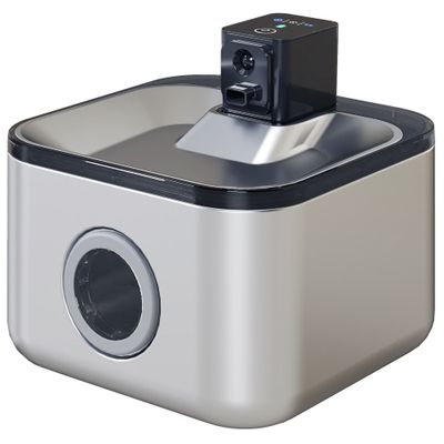 PawHut - Fontaine à eau pour chat 3 étapes USB Inox + Accessoires