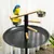 PawHut - Perchoir Perroquets Oiseaux Plat acier-Anthracite