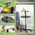 PawHut - Perchoir Perroquets Oiseaux Plat acier-Anthracite