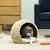 PawHut - Panier Chat Naturel Tressé avec Coussin-Crème