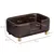 PawHut - Canapé chien/chat avec rebord, coussin moelleux H.31 cm - chocolat PawHut - Canapé chien/chat avec rebord, coussin moelleux H.31 cm - chocolat