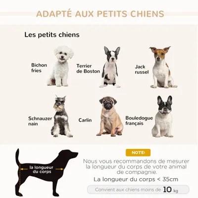 PawHut - Canapé chien avec coffre de rangement H.41,5 cm - bleu