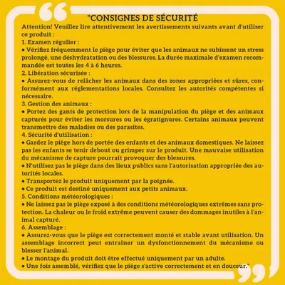 PawHut - Piège de capture petits animaux entrée poignée H.28cm - vert