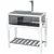 PawHut - Terrarium-sur pied étagère 2 zones toit ouvrant support lampe-gris PawHut - Terrarium-sur pied étagère 2 zones toit ouvrant support lampe-gris