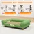 PawHut - Canapé chien velours côtelé accoudoirs H.17cm - vert