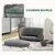 PawHut - Canapé pour chien - coussin déhoussable - H.31cm - gris