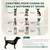 PawHut - Canapé pour chien - coussin déhoussable - H.31cm - gris
