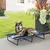 PawHut - Lit à Pieds pour Chien Pliable H.20cm - Bleu PawHut - Lit à Pieds pour Chien Pliable H.20cm - Bleu