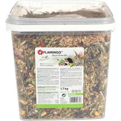 Friandise Mélange d'herbes Énergie Hompie seau 1,7 kg pour Lapin et Rongeur