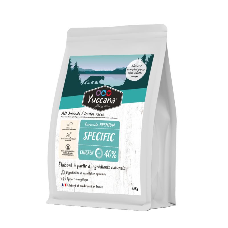 Croquettes Chat YUCCANA Specific - GOLD DELICE