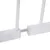 PawHut - Barrière de sécurité réglable L.76-107 cm - blanc