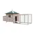 PawHut - Poulailler cottage enclos H.97 cm - vert blanc PawHut - Poulailler cottage enclos H.97 cm - vert blanc
