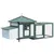 PawHut - Poulailler cottage enclos H.97 cm - vert blanc PawHut - Poulailler cottage enclos H.97 cm - vert blanc
