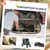 PawHut - Poussette Chien Pliable 4 Roues avec Rangements - noir gris jaune PawHut - Poussette Chien Pliable 4 Roues avec Rangements - noir gris jaune