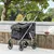 PawHut - Poussette Chien 4 Roues Pliable Nombreux Équipements - Gris PawHut - Poussette Chien 4 Roues Pliable Nombreux Équipements - Gris