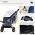 PawHut - Poussette chien pliable rangement laisse coussin inclus - bleu PawHut - Poussette chien pliable rangement laisse coussin inclus - bleu