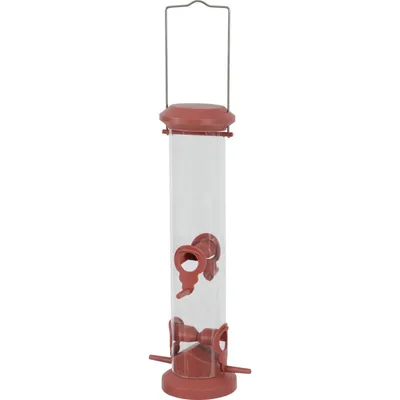 Mangeoire silo à graines,  terra, hauteur 44 cm pour oiseaux