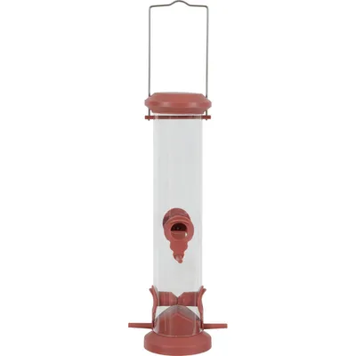 Mangeoire silo à graines,  terra, hauteur 44 cm pour oiseaux