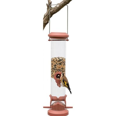 Mangeoire silo à graines,  terra, hauteur 44 cm pour oiseaux