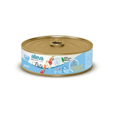 Alleva - Pâtée Equilibrium Sans Céréales au Saumon pour Chat Alleva - Pâtée Equilibrium Sans Céréales au Saumon pour Chat