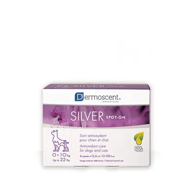 DERMOSCENT - SILVER SPOT CHIEN 10 - 20KG - DERMOSCENT DERMOSCENT - SILVER SPOT CHIEN 10 - 20KG - DERMOSCENT