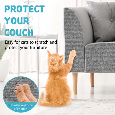 Pawffee  Chat adhésif Tapis grattoir Protection canape Chat Anti Griffe