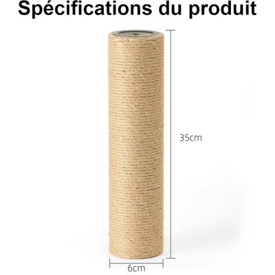 Pawffee Lot de 2 recharges pour Arbre à Chat de Rechange en