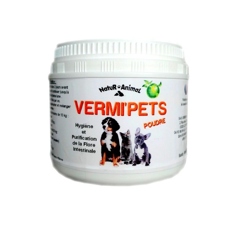 GREENWORLD - VERMI'PET POUDRE - NATUR'ANIMAL