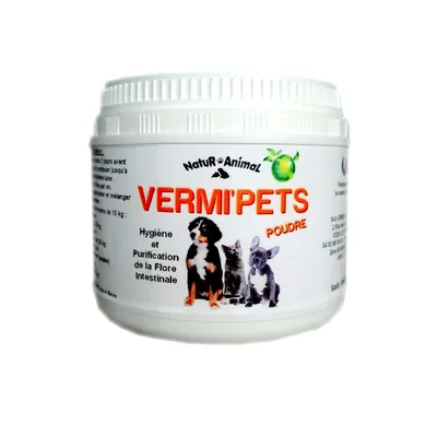GREENWORLD - VERMI'PET POUDRE - NATUR'ANIMAL GREENWORLD - VERMI'PET POUDRE - NATUR'ANIMAL