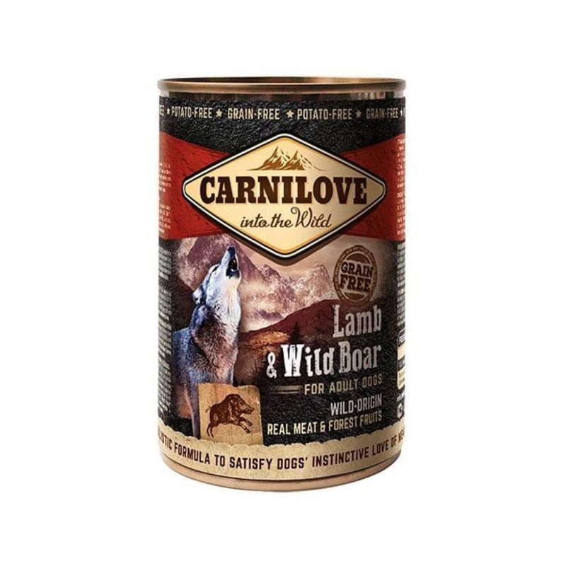 CARNILOVE - Pâtée chien Adulte Agneau et Sanglier - Carnilove